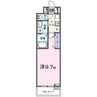 ヴィオレット 1Kの間取り