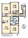 シャーメゾン　アンビエラ 3LDKの間取り