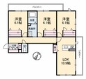 シャーメゾン宇多津 D棟の間取図