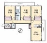 シャーメゾン宇多津 D棟 3LDKの間取り