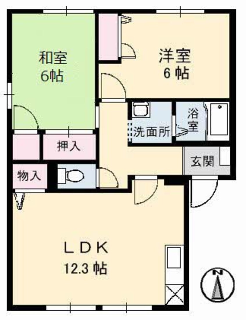 間取図 エクセル・メゾン　Ｄ棟