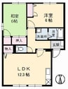 エクセル・メゾン　Ｄ棟 2LDKの間取り