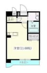 なかよしマンション 1Rの間取り