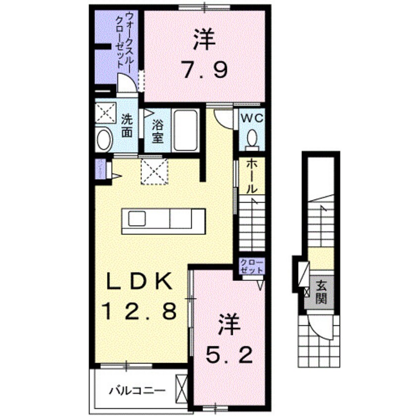 間取図 フォルシュ・ヴェーラⅡＤ