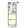 ウエストゲート 1Kの間取り