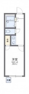レオパレス藤塚 1Kの間取り