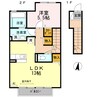 SALZ 1LDKの間取り