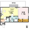 アヴァンサール　仁 1LDKの間取り