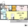 ジェネラス 1LDKの間取り