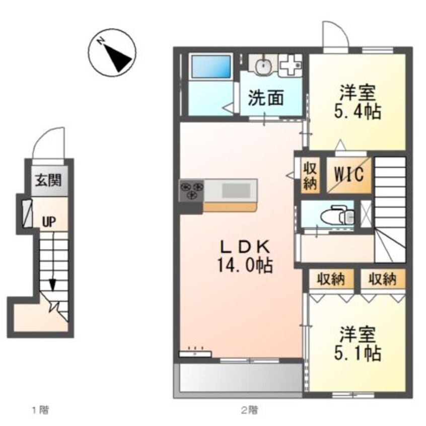 間取図 レガーメⅡ
