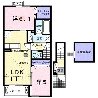 間取図 ドルチェ・ビータⅡ