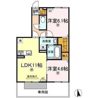 間取図 ラ・ソフィーA棟