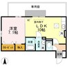 アヴァンサール　仁 1LDKの間取り