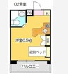 ラ・パルフェ・ド・コロン 1Rの間取り