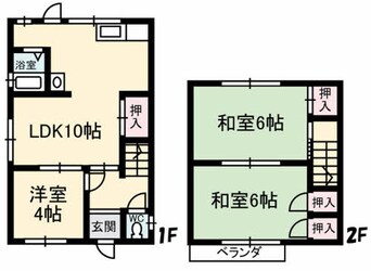 間取図 木太町山根邸貸家