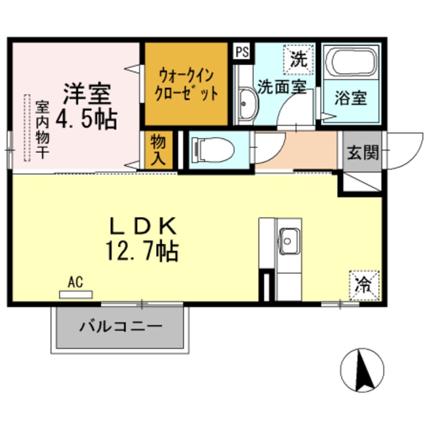 間取図 クレール・メゾン