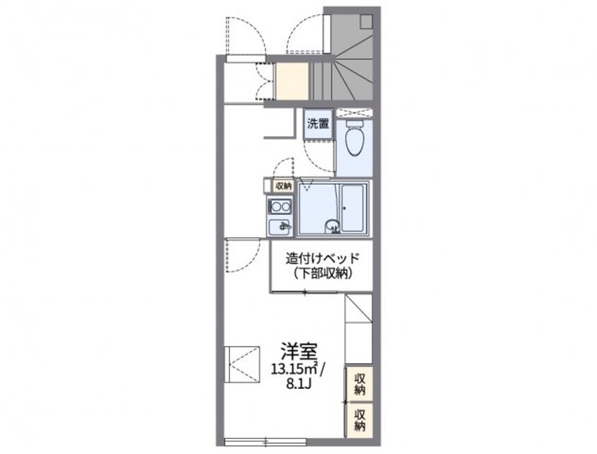 間取図 レオパレスポートビレッジ