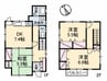 元山町一戸建て１号室 3DKの間取り