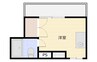 第２オリエントハイツ 1Rの間取り