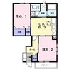 さくら　Ａ 2DKの間取り