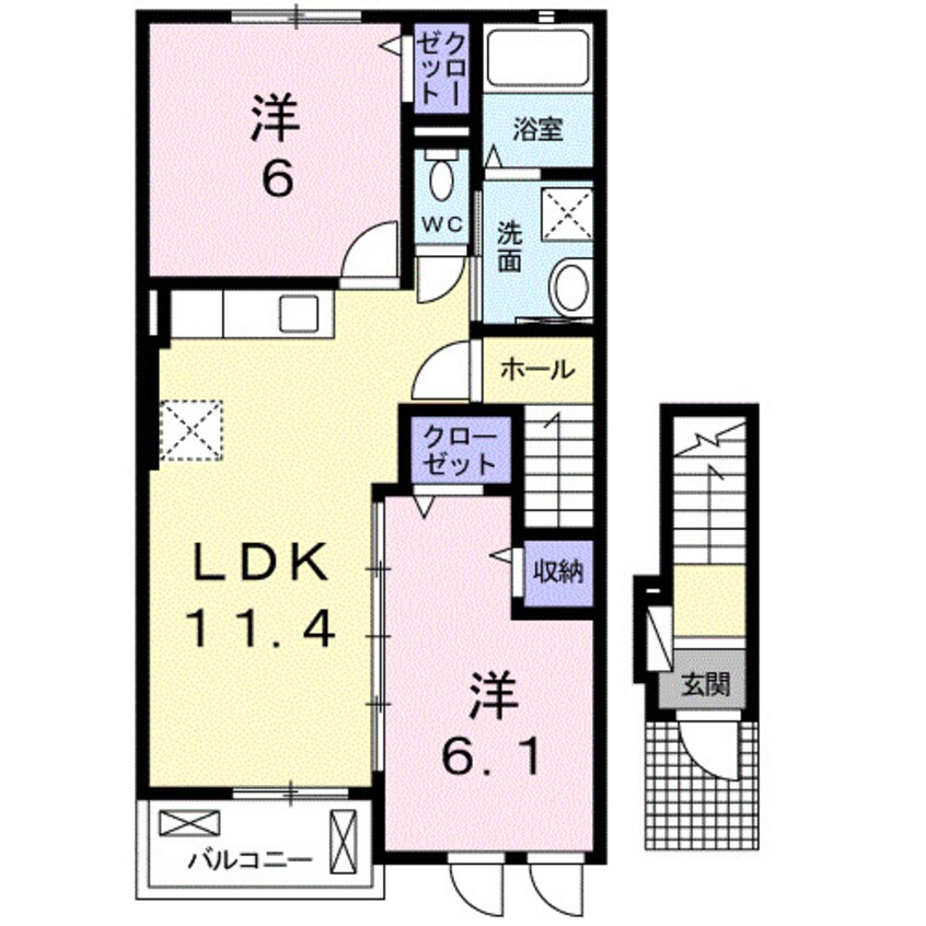 間取図 パールマリンⅡ
