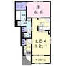 グレイス高松Ⅰ　Ａ 1LDKの間取り