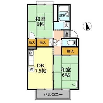 間取図 ファミールえんざ　C棟
