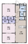 ライスガーデン 3LDKの間取り