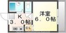 コート西ハゼ　Ⅰ 1Kの間取り