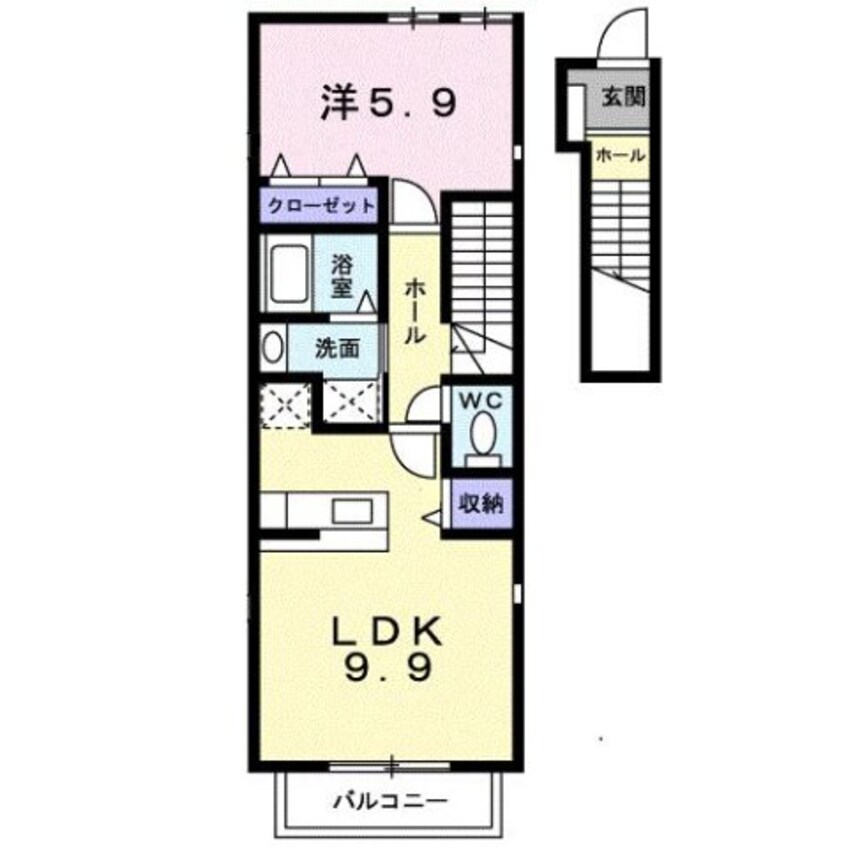 間取図 サニーレジデンスＢ