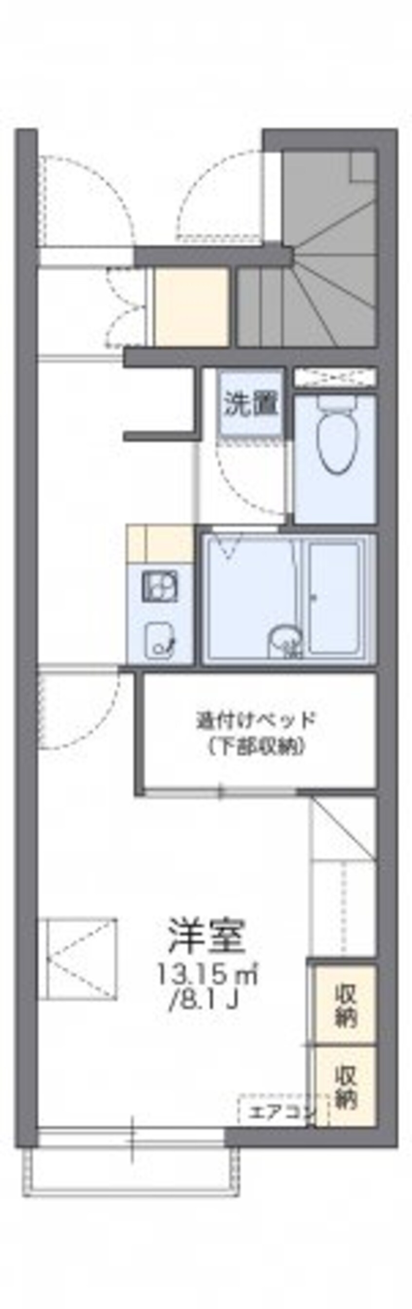 間取図 レオパレスアイアイ