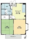 フォブールＭＯＷ 2DKの間取り