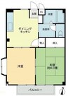 フォブールＭＯＷ 2DKの間取り