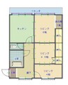 労住協第一ビル 3DKの間取り