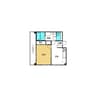 あんしん館 1DKの間取り