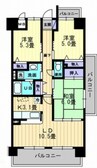 ルミナスＭＩＺＵＨＯ京町 3LDKの間取り