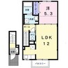 ウェルリッチ　丸亀 1LDKの間取り
