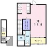 ガーデンハウスＭ　Ｂ 1Rの間取り