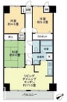 エスポワール辻 3LDKの間取り