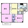プラドール今里Ｂ 3DKの間取り