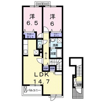 間取図 ＮＥＳＴ　郷東