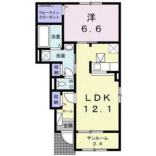 間取り図 アクティ・スクエア　Ⅰ