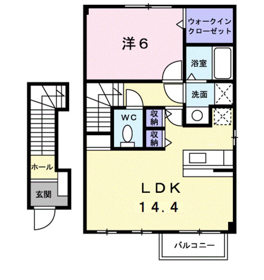 間取図 シャン・ミリューⅢ