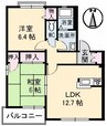 ラ・カーナ　Ｇ棟 2LDKの間取り