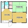 栄太郎マンション 2DKの間取り