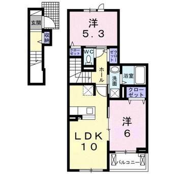間取図 ニューマリッチ西岡