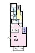 来夢１番館　Ａの間取図