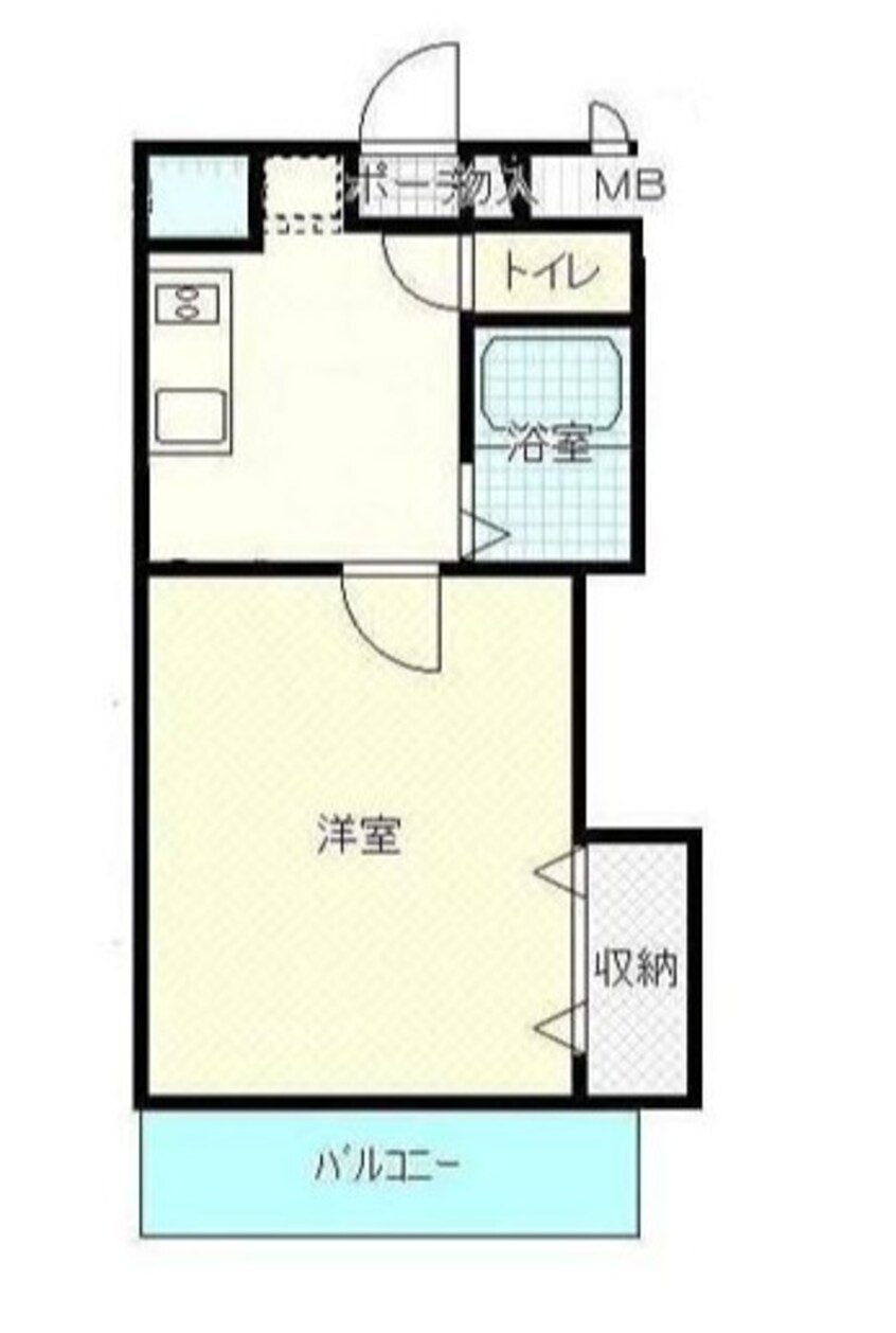 間取図 エスポワールⅠ田井