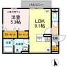 ユニヴェール　A棟 1LDKの間取り