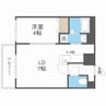 エスポワールＮ 1LDKの間取り